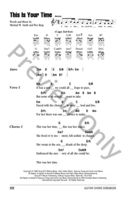 This Is Your Time Guitar and Fretted sheet music cover